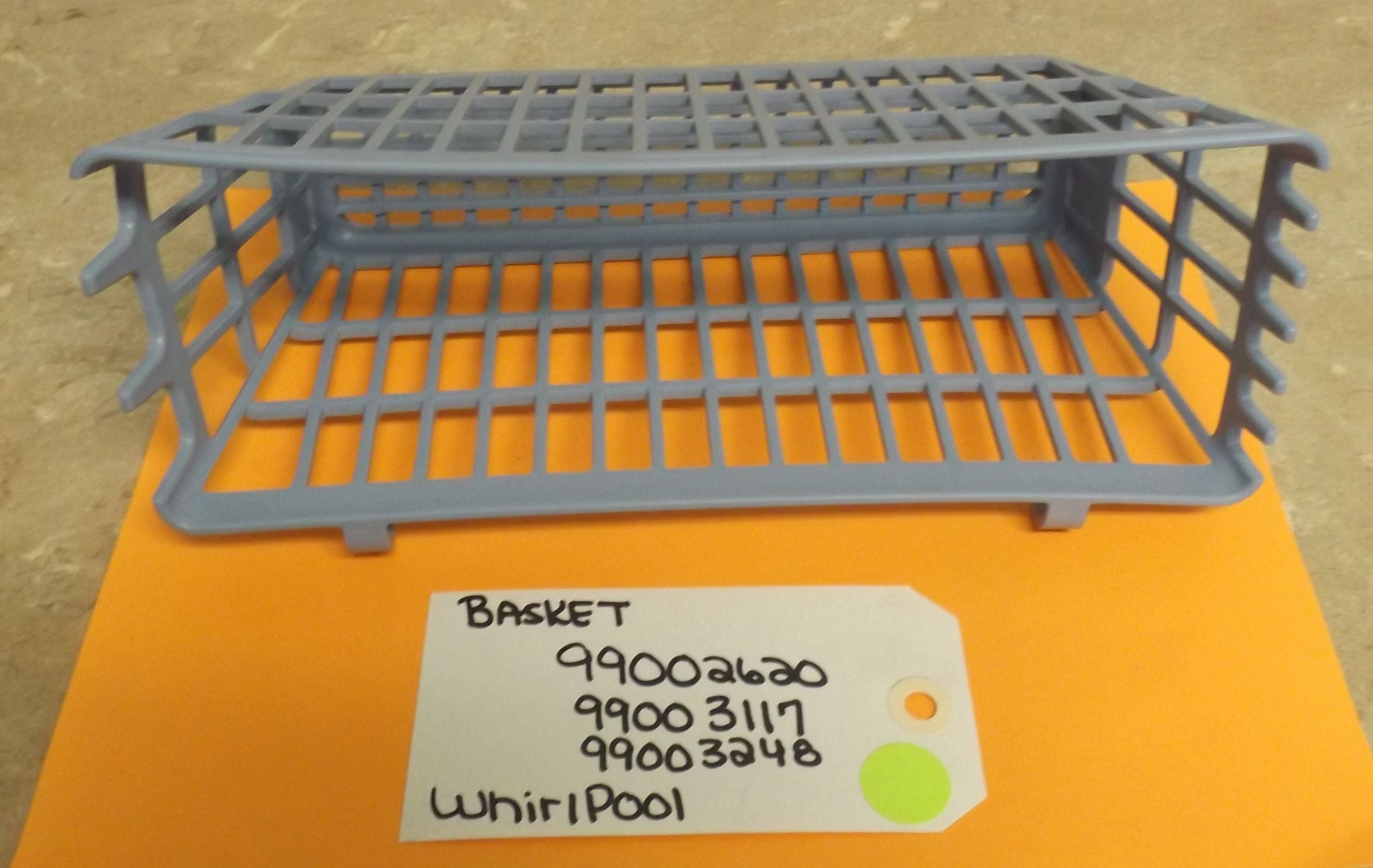 WHIRLPOOL DISHWASHER 99002620 99003117 99003248 BASKET (NEW) WHIRLPOOL DISHWASHER 99002620 99003117 99003248 BASKET (NEW)
